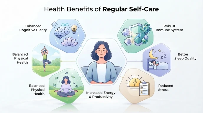 Serene nature scene representing relaxation and well-being