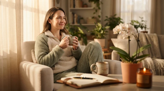 Warm, inviting, wellness-focused lifestyle photography