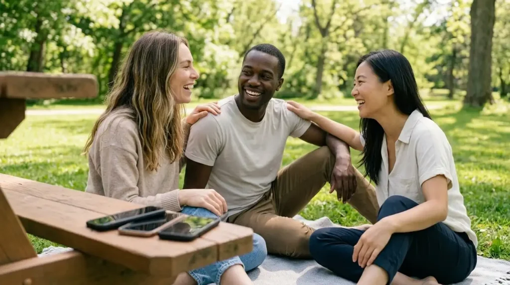 Positive relationships and healthy content habits